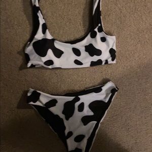 cow print bikini (small)